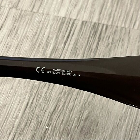 Vintage Gucci Brown GG Logo Shield Sunglasses 1825/S - Picture 7 of 7